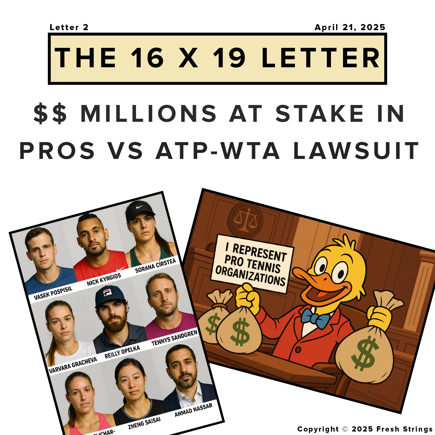 Pro Tennis Players vs ATP-WTA Lawsuit